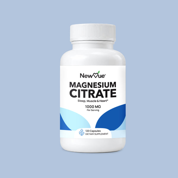 NewVue Magnesium Citrate 1000 mg 120 Capsules