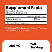Caffeine 200 mg