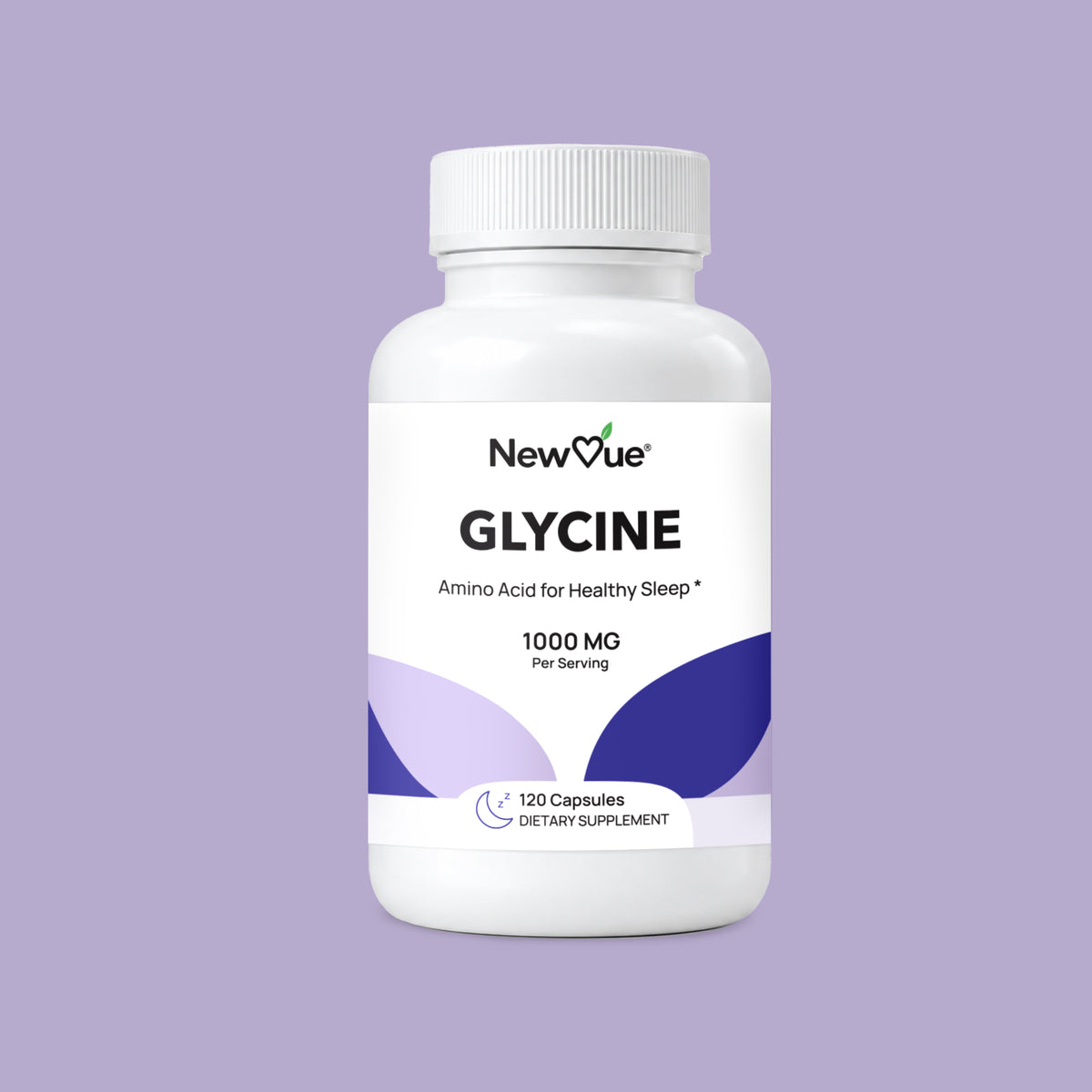 NewVue Glycine 1000 mg 120 Capsules