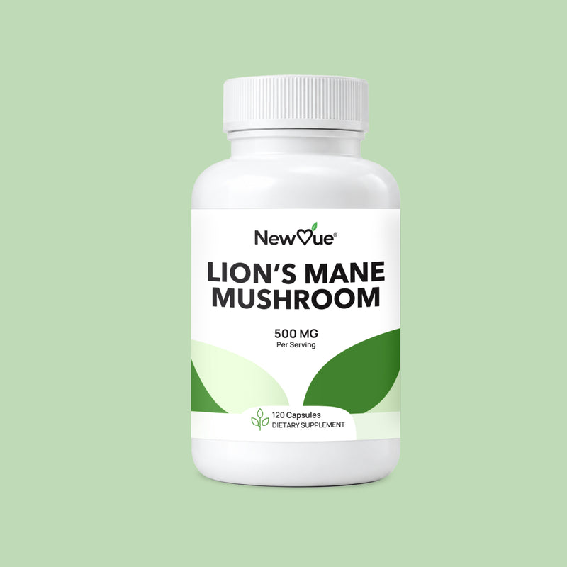 NewVue Lion's Mane Mushroom 1000 mg 120 Capsules