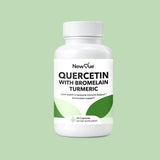 NewVue Quercetin with Bromelain & Turmeric 60 Capsules