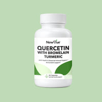 NewVue Quercetin with Bromelain & Turmeric 60 Capsules