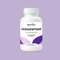 NewVue Serrapeptase 240,000 SPU 120 Capsules