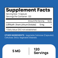 Lithium Orotate 5 mg