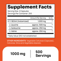 BCAA 2:1:1 (Leucine, Isoleucine, Valine)